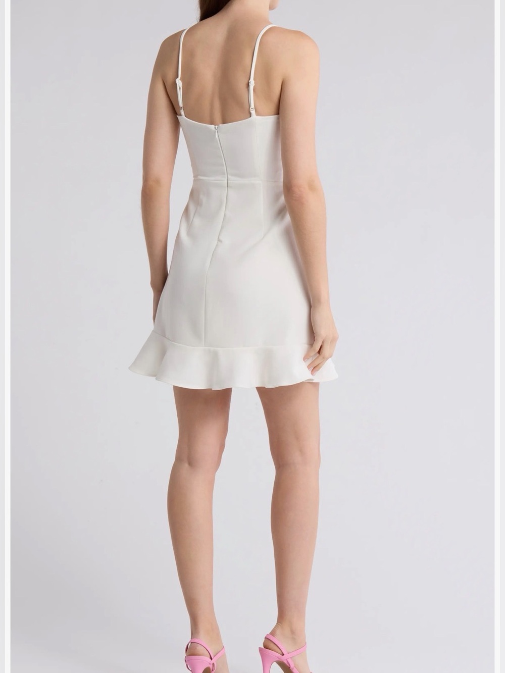 French Connection Dress with Ruffle Hem - Picture 3 of 6